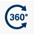 360 degree environment check icon