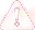 Hazard sign in white with red background